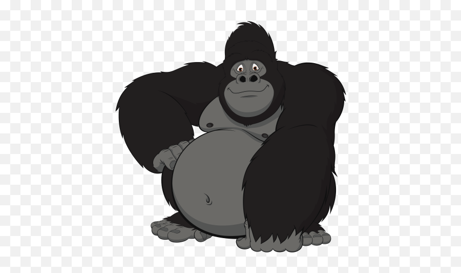 Gorilla Cartoon Png Picture - Ape Cartoon King Kong Emoji,Gorilla Emoji