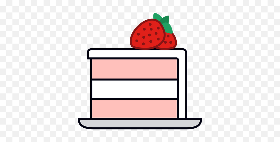 Strawberry Cake Graphic - Clip Art Emoji,Strawberry Emoji