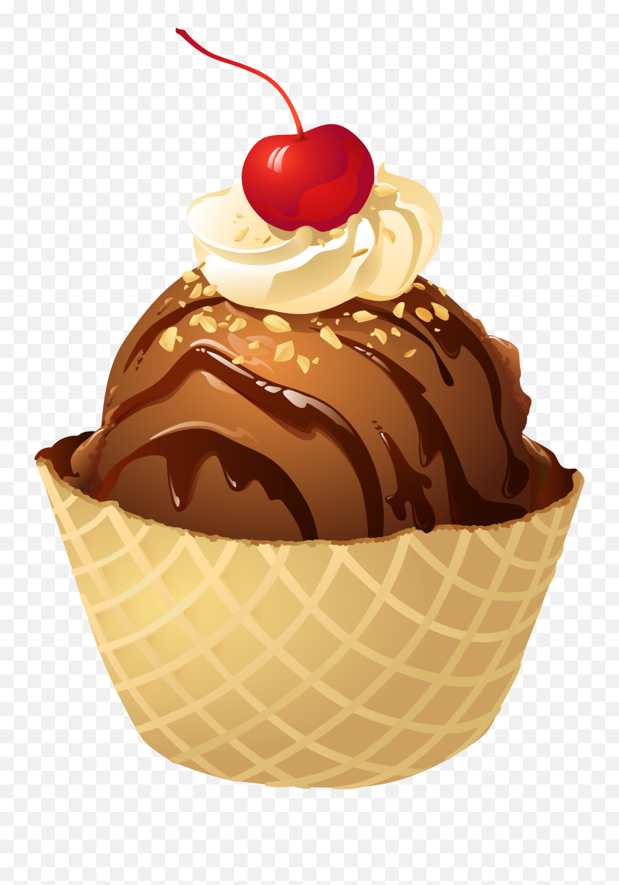 Clipart Ice Cream Bowl - Transparent Background Ice Cream Sundae Clipart Emoji,Emoji Chocolate Ice Cream