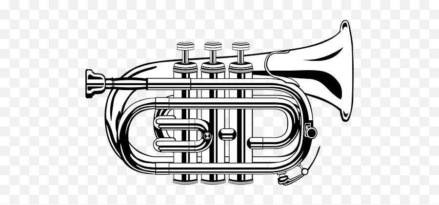 100 Free Trumpet U0026 Music Illustrations - Pixabay Clipart Black And White Trumpet Emoji,Emoji Trumpet
