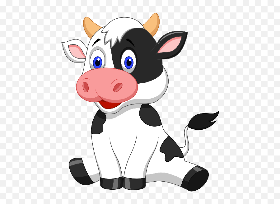 Cow Clipart Transparent - Cow Farm Animals Cartoon Emoji,Holy Cow Emoji