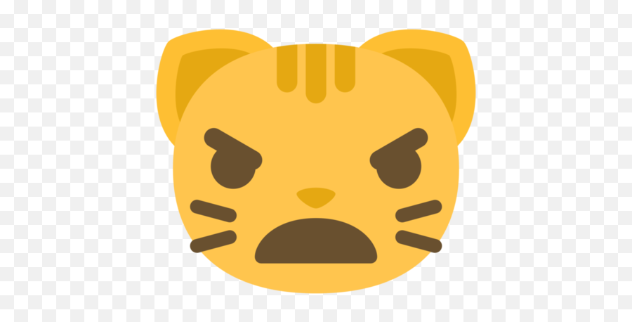 Free Emoji Cat Face Angry Png With Transparent Background - Cat Money Emoji,Cat Smiley Emoji