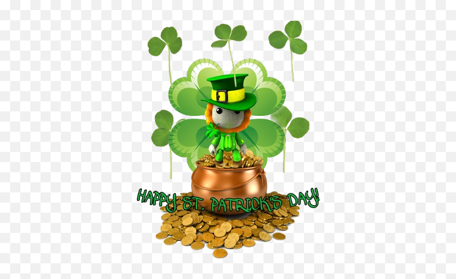 Happy St - Gold Dhanteras Png Emoji,St Patrick's Day Emoji