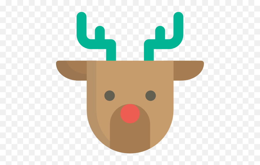 The Best Free Reindeer Icon Images - Christmas Flat Reindeer Png Emoji,Deer Emoji