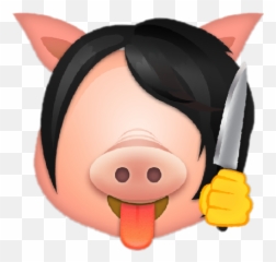 Sawemojipig - Cartoon Emoji,Saw Emoji