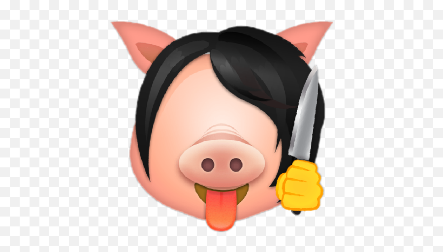 Sawemojipig - Cartoon Emoji,Saw Emoji