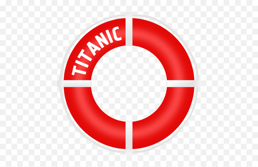 Roten Rettungsring - Bullying Sign Emoji,Titanic Emoji
