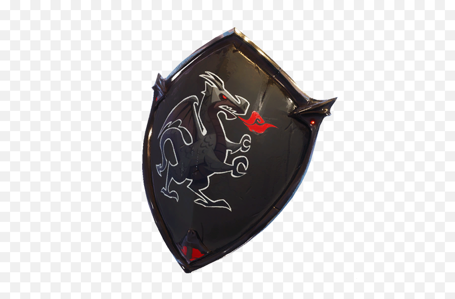 Black Shield - Fortnite Black Knight Back Bling Emoji,Black Emoji Backpack