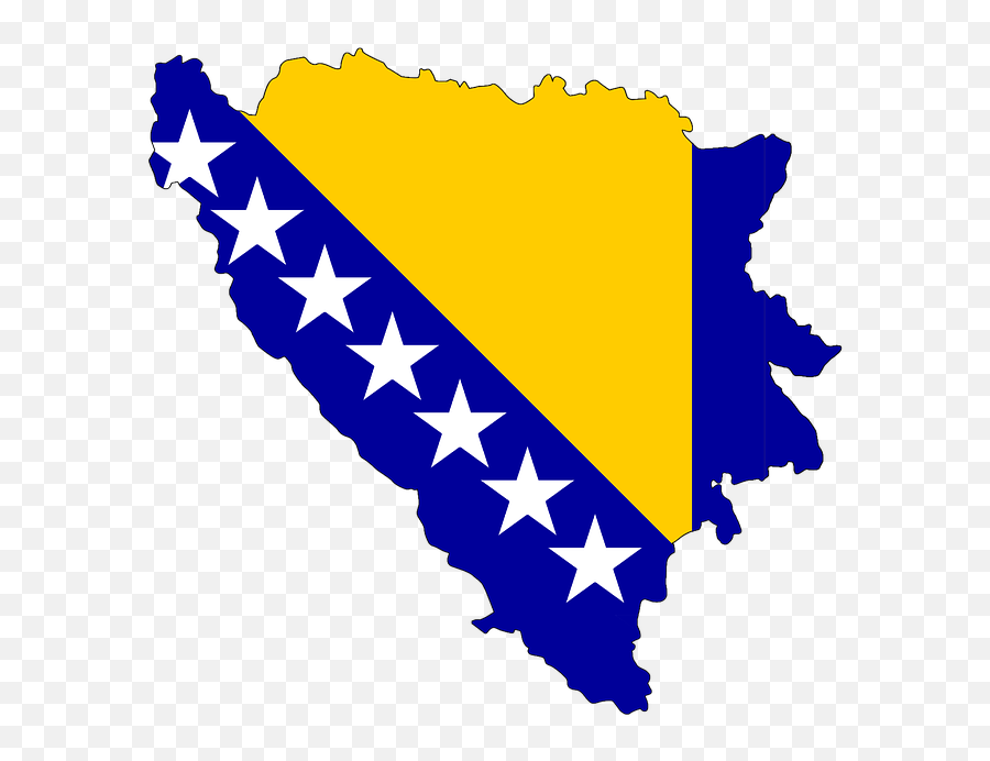 Bosnia Herzegovina Map - Bosnian Flag Map Emoji,Eu Flag Emoji