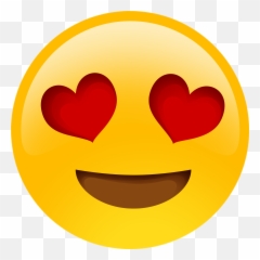 Download Heart Eyes Emoji Png -