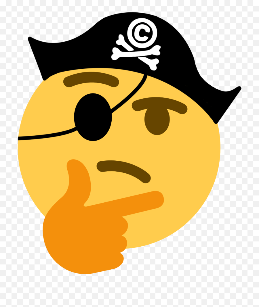 Pirate Thinking - Discord Pirate Thinking Emoji,Thinking Emojis