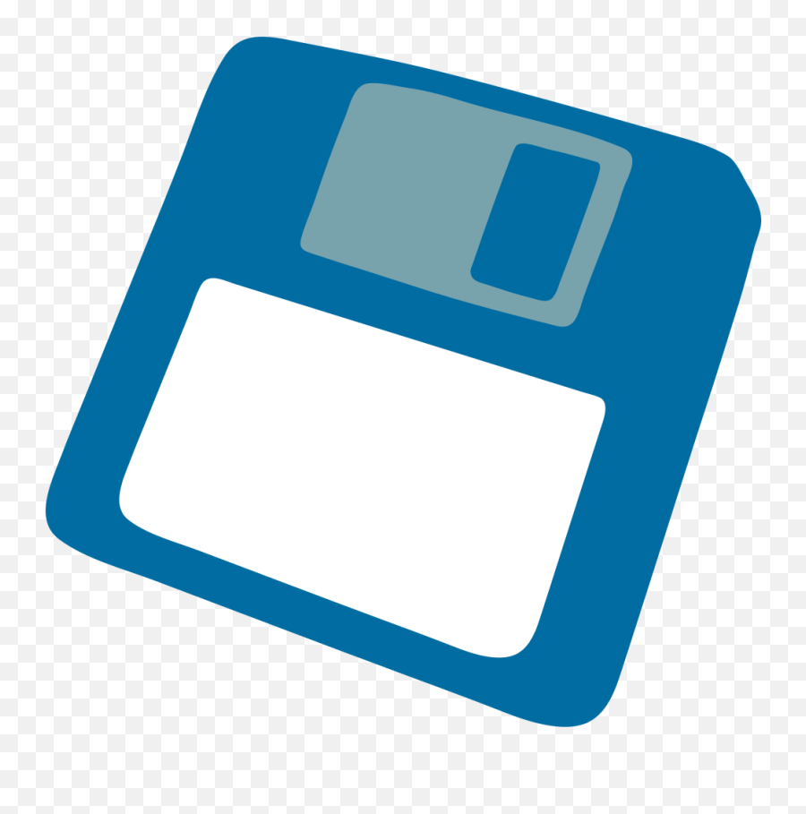Emoji U1f4be - Blue Floppy Disk Emoji,Gene Emoji