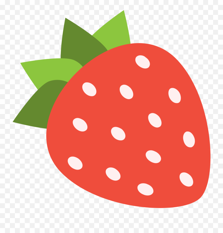 Emojione 1f353 - Strawberry Emoji Png,Android Emoji