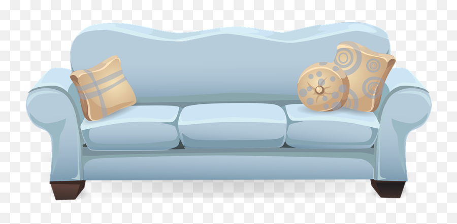 Couch Sofa Blue - Couch Clip Art Emoji,Download Dirty Emojis