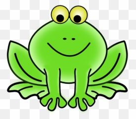 Frog Face Clipart - Emoji