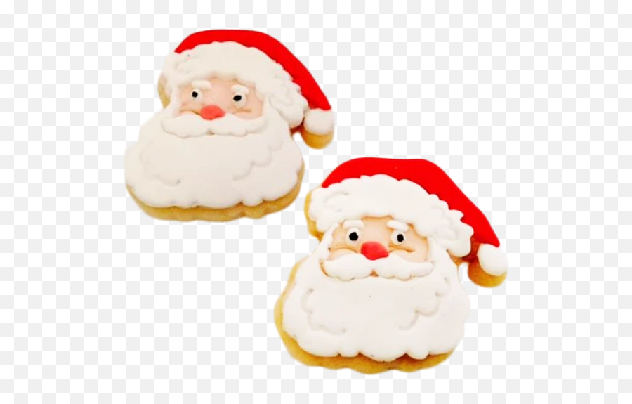 Santa Claus Cookies - Santa Claus Emoji,Emoji Santa Claus