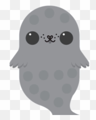 Petición Emoji De Foca En Whatsapp - Cartoon Cute Ringed Seal,Emojis De Whatsapp