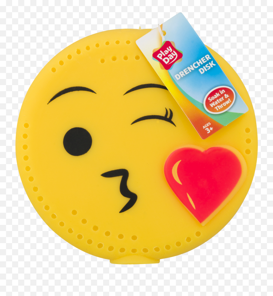 Play Day Drencher Disk - Smiley Emoji,Throw Up Emoji