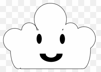 Nuvem Cloud Haze Nube Almofada - Smiley Emoji