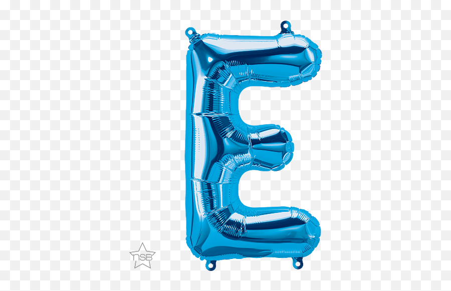 Balloons - Alphabet Shapes Blue 16 Page 1 Wrb Sales Gold Balloons Letter E Emoji,Roller Skate Emoji