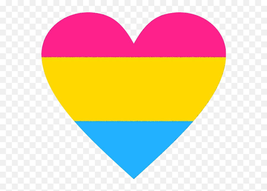 Pansexualflag Pansexual Pan Lgbt Heart Lgbtsupport Lgbt - Heart Emoji,Pansexual Flag Emoji