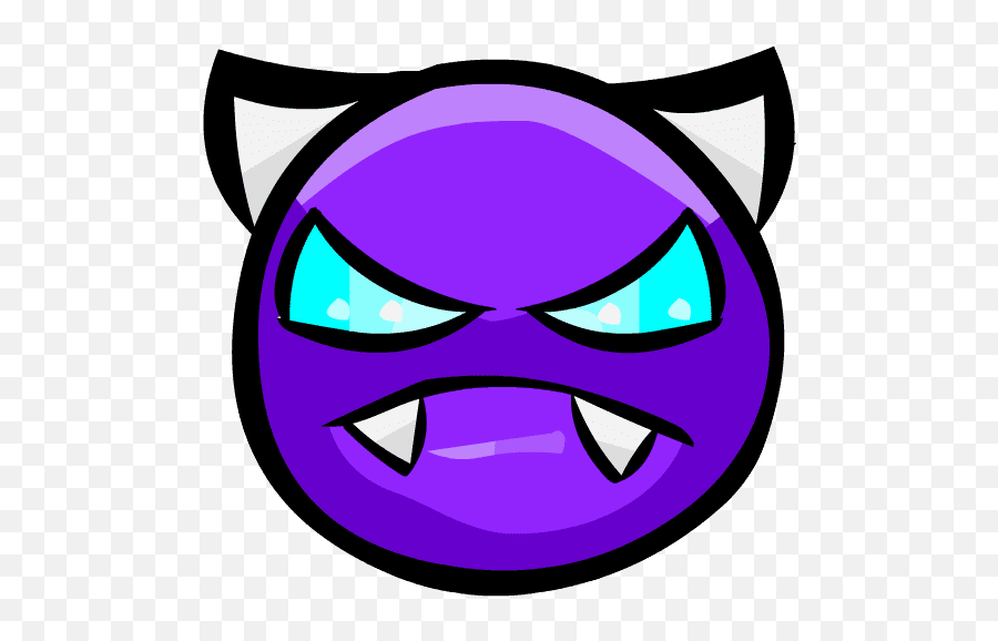 Download Free Png Demon - Demon Faces Geometry Dash Emoji,Purple Demon Emoji