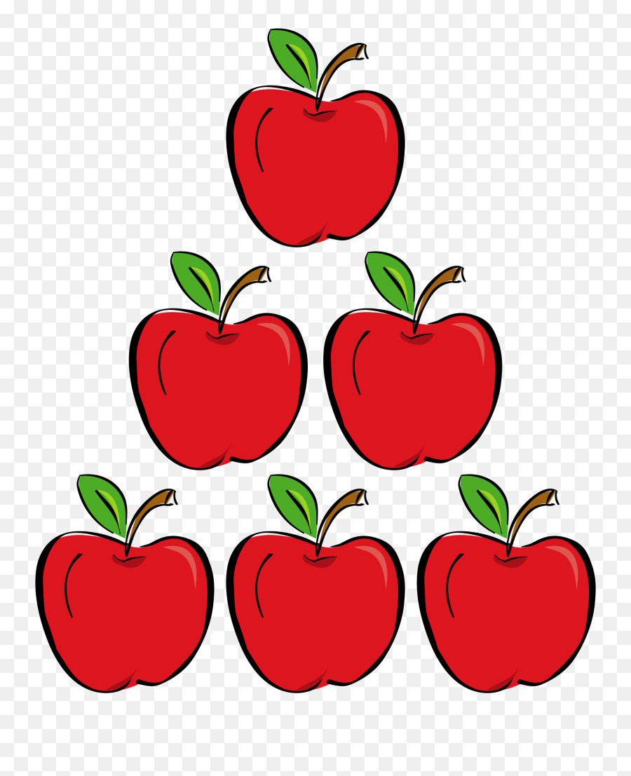 Red Apple Food Fruit Menu Apples Cartoon Free - Cartoon Apples Emoji,Red Apple Emoji