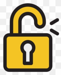 Transparent Lock Unlock Clipart - Padlock Emoji