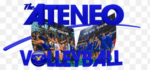 The Ateneo Volleyball New Wings Same Flight Champions - Poster Emoji,Xx Emoji