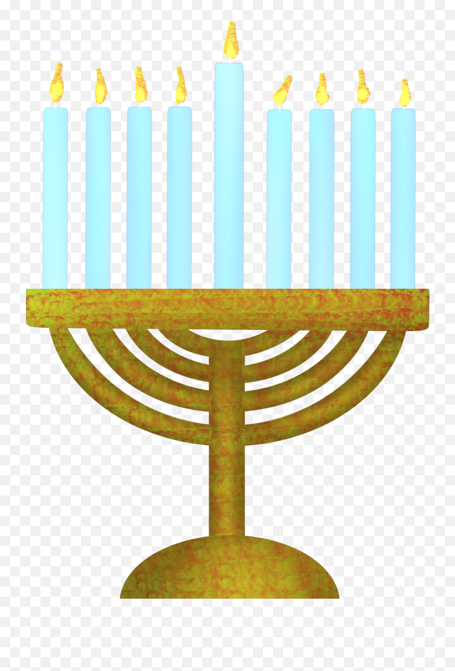 Menorah Candles Celebrate Candlelight - Hanukkah Emoji,Emoji Menorah