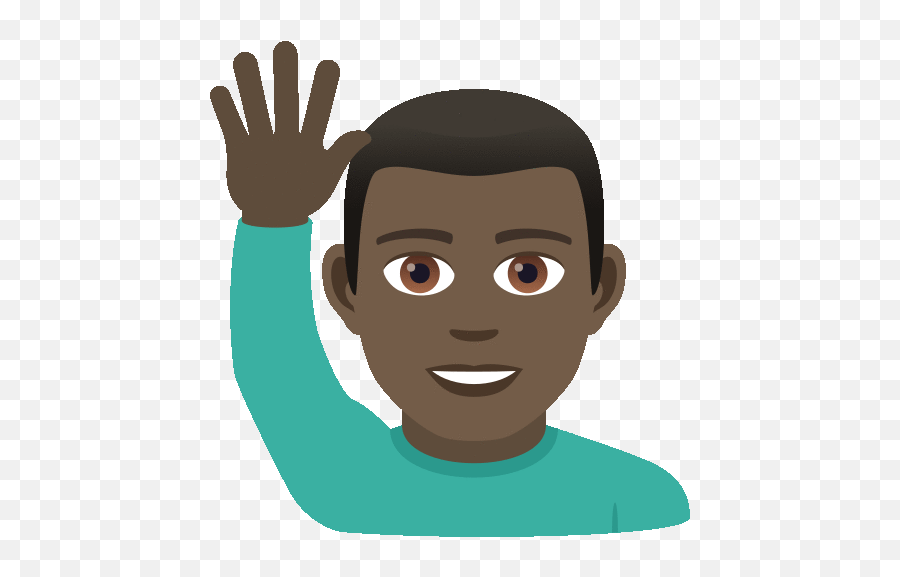 Raising Hand Joypixels Gif - Raisinghand Joypixels Raisingonehand Discover U0026 Share Gifs Raising Hand Gif Clipart Emoji,Raise Hand Emoji