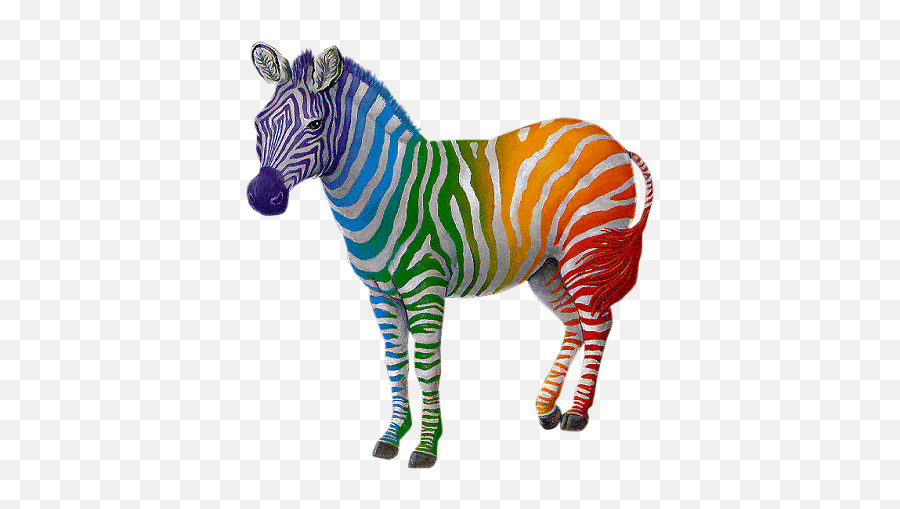 Largest Collection Of Free - Toedit Zebra Stickers Rainbow Zebra Clip Art Emoji,Zebra Emoji