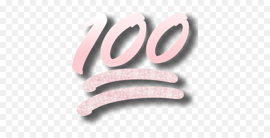 100 100emoji 100percent Chat Sticker - Sparkly,100 Percent Emoji