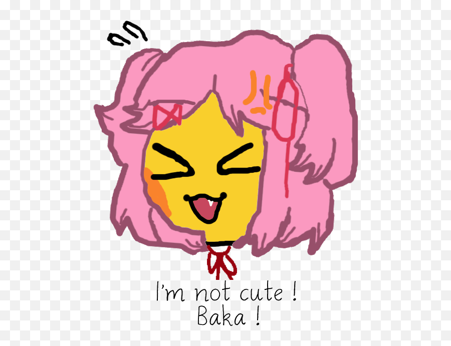 Blessed Baka Natsuki Emoji In 2020 - Cool Natsuki Emoji,Thicc Emoji