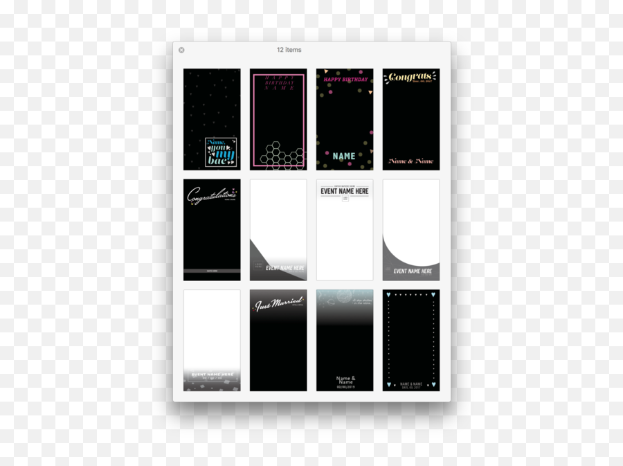 Free Snapchat Filter Templates - Black And White Snapchat Filter Name Emoji,Snapchat Emoji Guide