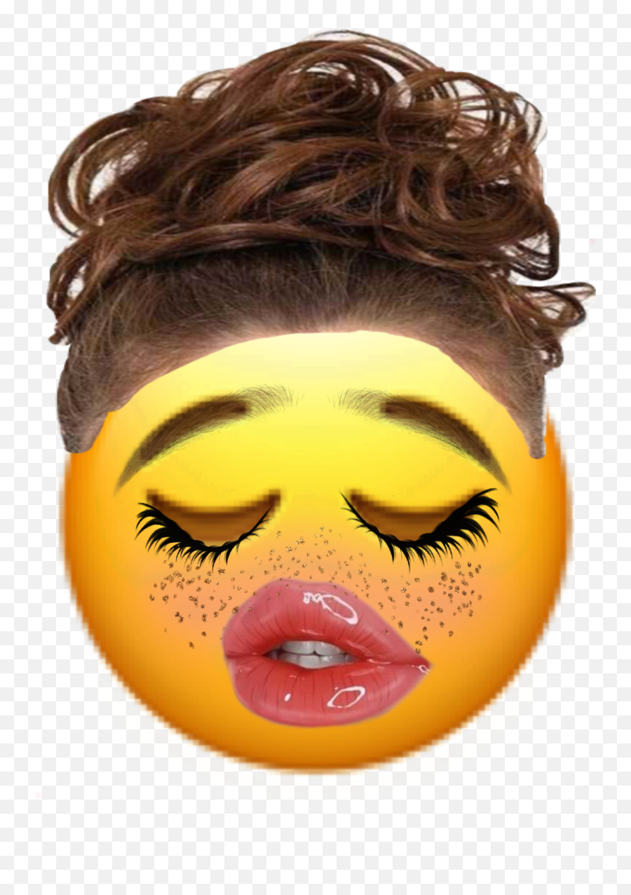 Creppy Realistic Sticker - Hair Design Emoji,Realistic Emoji