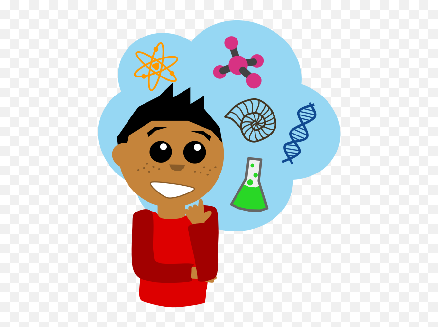 Science Guy - Cartoon Science For The People Emoji,Animated Emoticon For Facebook