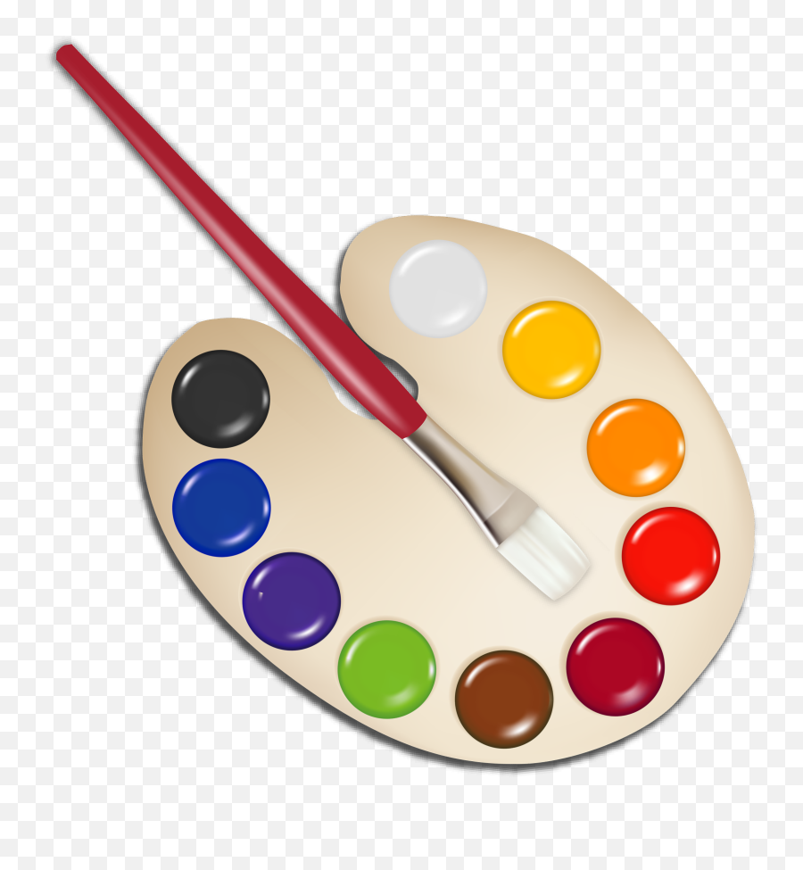 Paint Palette Clipart Png Emoji,Palette Emoji