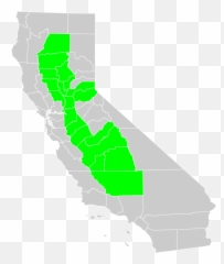 Central Valley County Map - On A Emoji