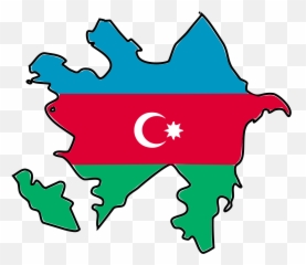 Flag Map Of Azerbaijan With Baku - Azerbaijan Democratic Republic Flag Emoji,Sicilian Flag Emoji