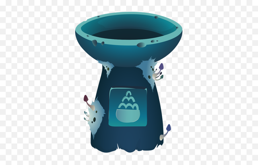 Blue Pot - Fushimi Inari Taisha Emoji,Hedgehog Emoji