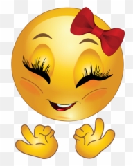 Facebook Clipart Smiley Facebook Smiley Transparent Free - Emoji With Long Eyelashes,Facebook Emoji Code