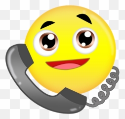 861 Emojis Free Clipart - Emoji Talking On The Phone,Emoji Bulletin Board