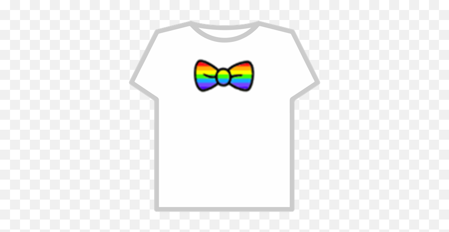 Rainbow Bowtie - Roblox Christmas T Shirt Emoji,Iphone Rainbow Emoji