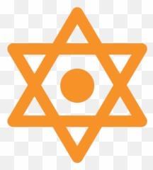 Emoji U1f52f - Orange Star Of David