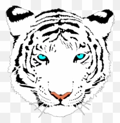 White Tiger Clipart Cute - White Tiger Clipart Emoji,White Tiger Emoji