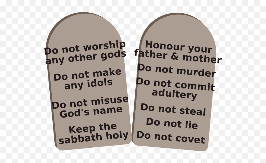 Common Ground Church Keeps Praying - Ten Commandments Stones Cartoon Emoji,Praise Jesus Emoji