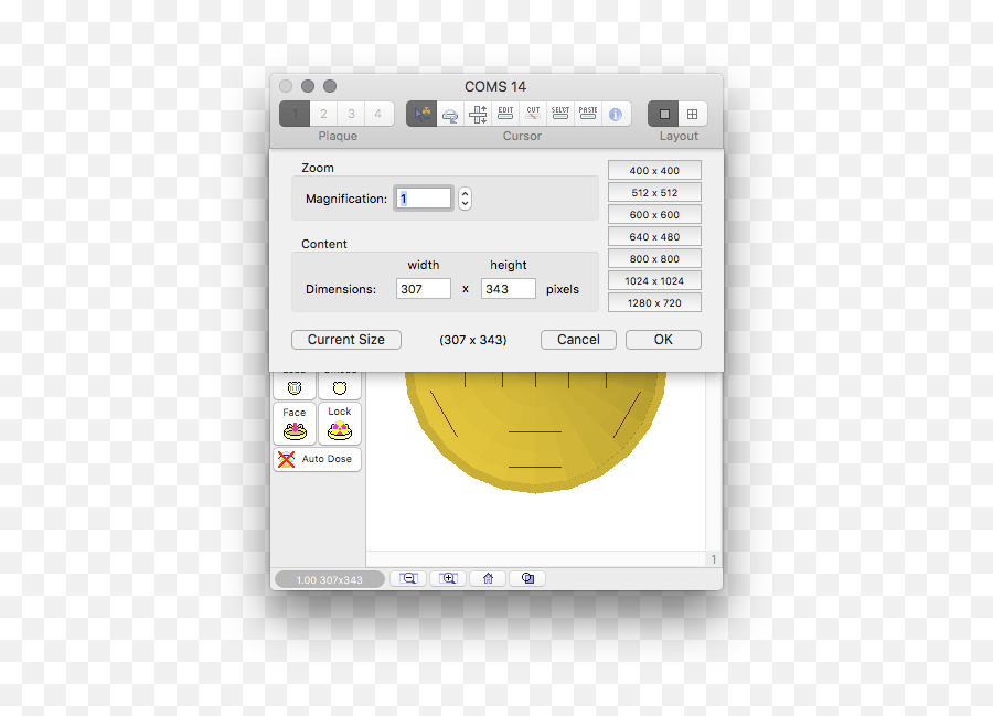 Window Size Dialog - Screenshot Emoji,Emoticon Keyboard Shortcuts