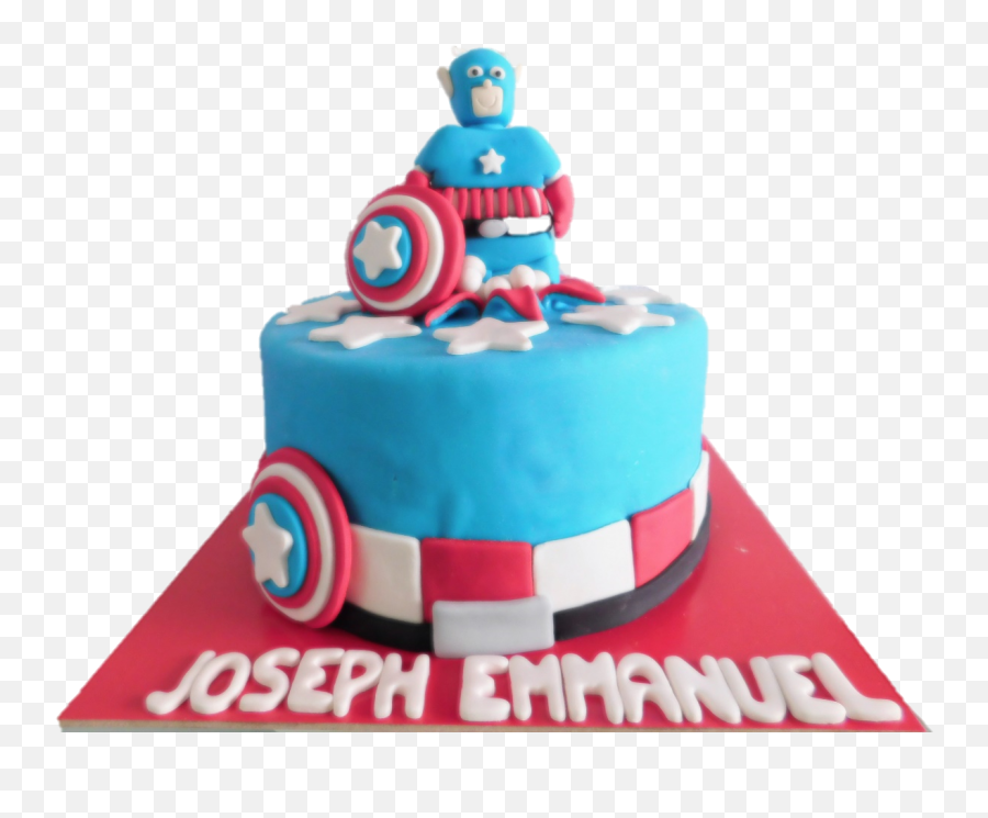 Torta Capitan America Advengers Birthday Cake Emoji Bizcocho Emoji Free Transparent Emoji Emojipng Com