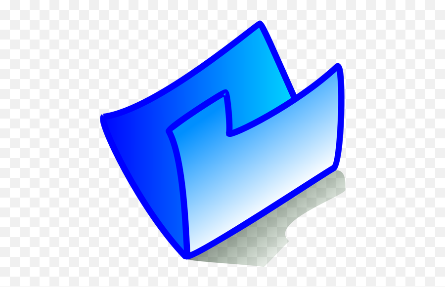 Vector Image Of My Computer Blue Folder - Documentos Dibujo Emoji,Las Vegas Sign Emoji